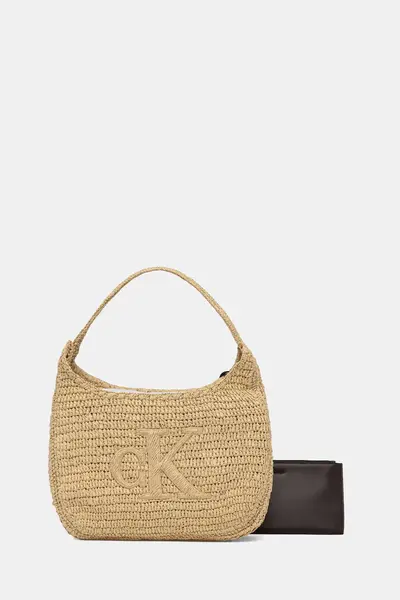 Calvin Klein geantă shopper pentru femei împletită