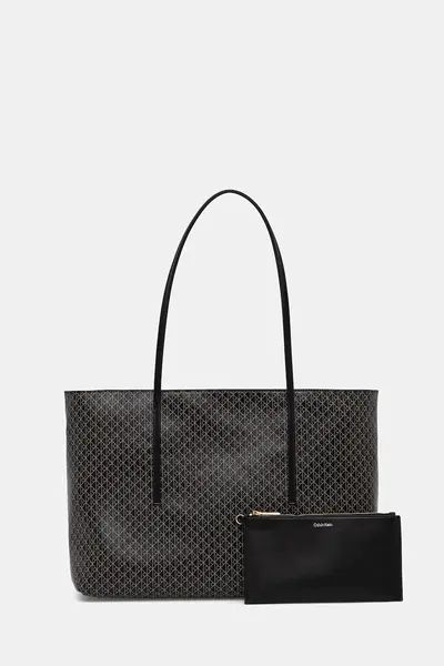 Calvin Klein tote bag pentru femei cu imitație de piele