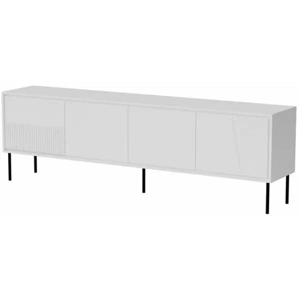 Cama MEBLE Comoda Cama Meble, PAL/MDF, 200x38x62cm, Alb