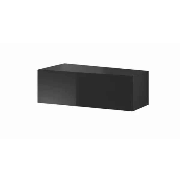 Cama MEBLE Comoda TV Cama Meble Vigo Slant 90, 30/90/40 cm, PAL-MDF, Negru