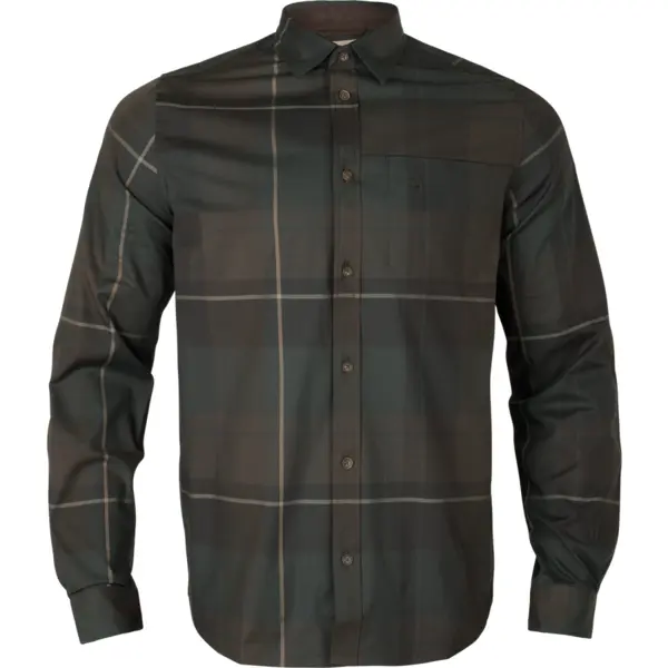 Camasa Akse L/S Shadow Brown Check