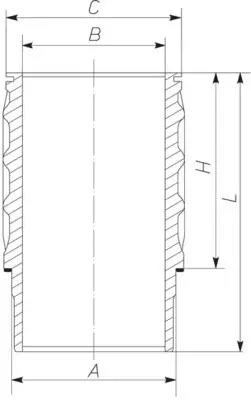Camasa cilindru MAHLE 061 WN 27 01