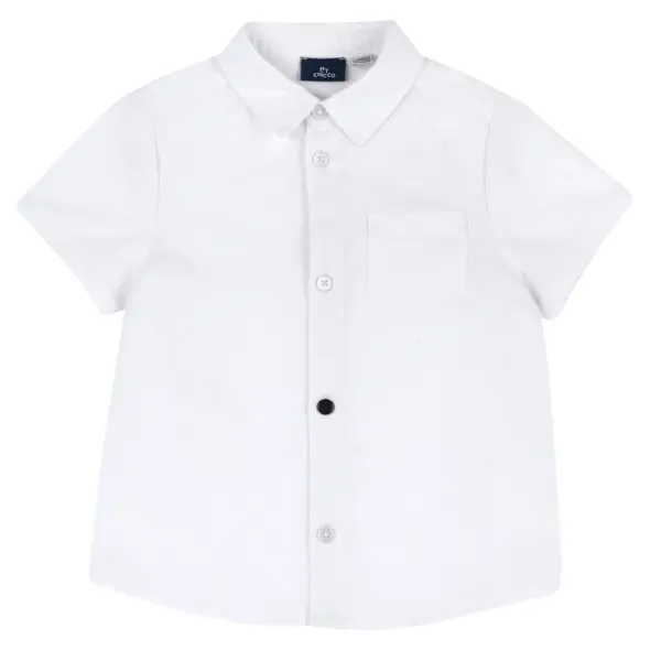 Camasa copii Chicco, alb cu model, 54654-66MC