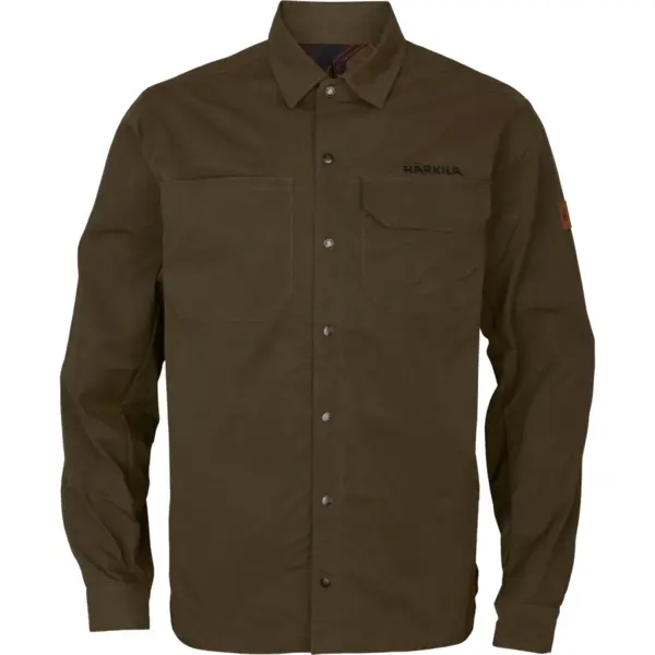 Camasa Eirik Reversibila Dark Warm Olive/Burgundy