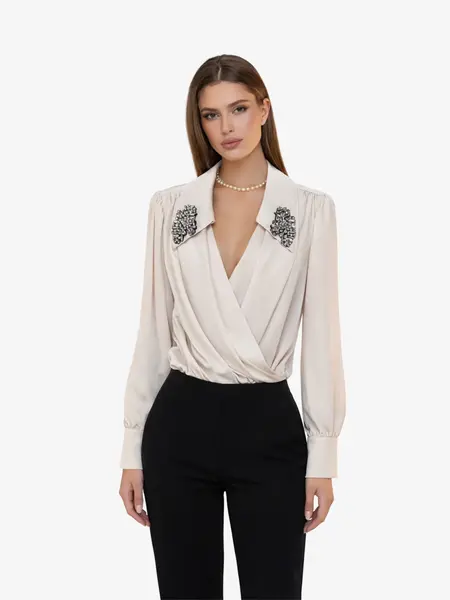 Camasa Eleganta “Catina”, Alb - L