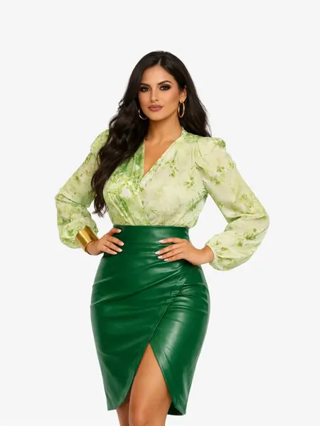 Camasa Eleganta “Denia”, Verde - M