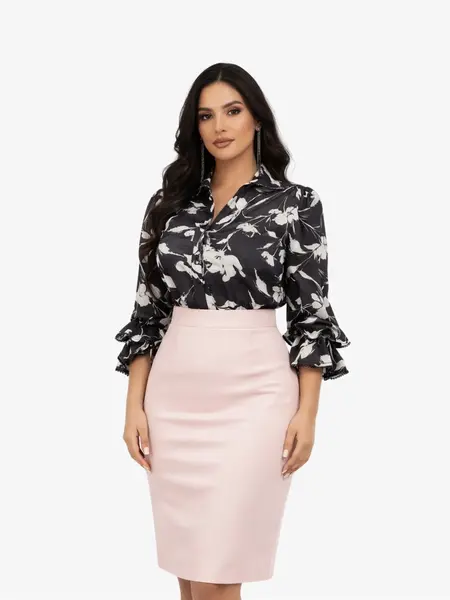 Camasa Eleganta "Eliana", Negru - M
