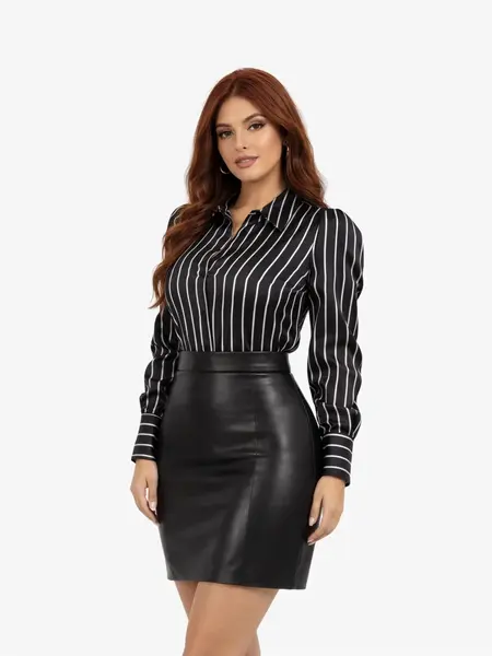Camasa Eleganta “Oniela”, Negru - S
