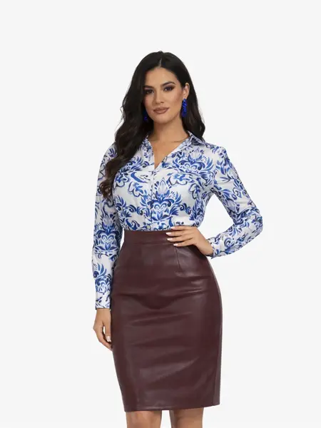 Camasa Eleganta “Radia”, Albastru - M