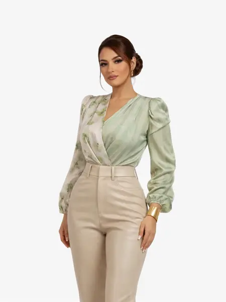 Camasa Eleganta “Relia”, Verde - L