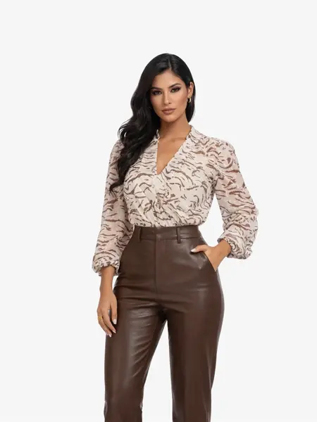 Camasa Eleganta “Sherin”, Maro - L