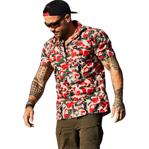 Camasa Helikon-Tex Hawaiian Shirt - Cassino / XL