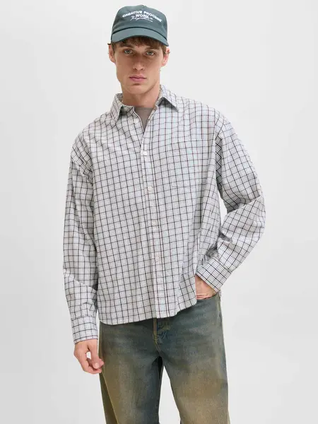 Camasa Jormeadows Oversized Check Ls