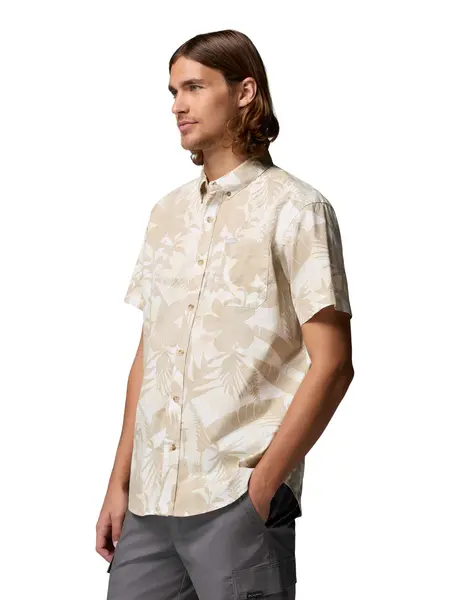 Camasa Mens Rapid Rivers Printed Sleeve