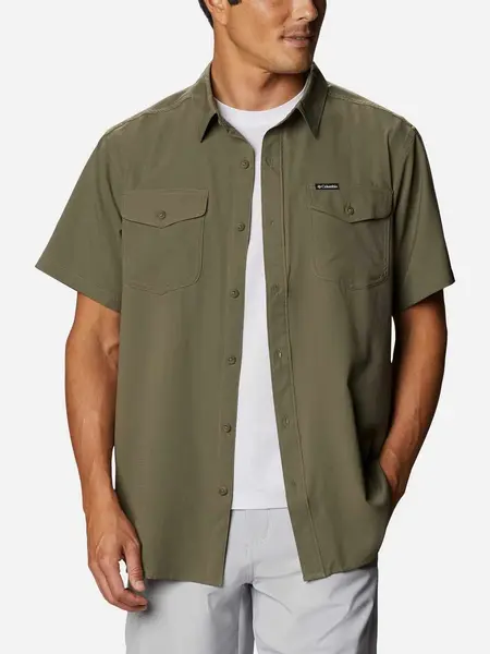 Camasa Mens Utilizer Ii Solid Short Sleeve