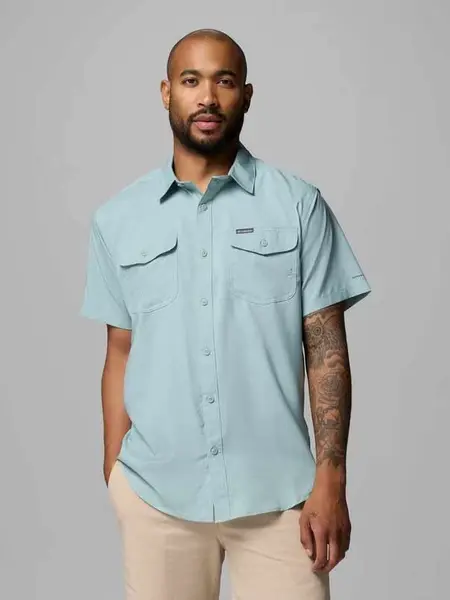 Camasa Mens Utilizer Ii Solid Short Sleeve