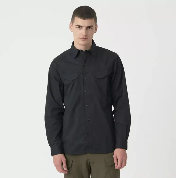 Camasa tactica Helikon-Tex® Defender Mk2 Shirt - NEGRU / L