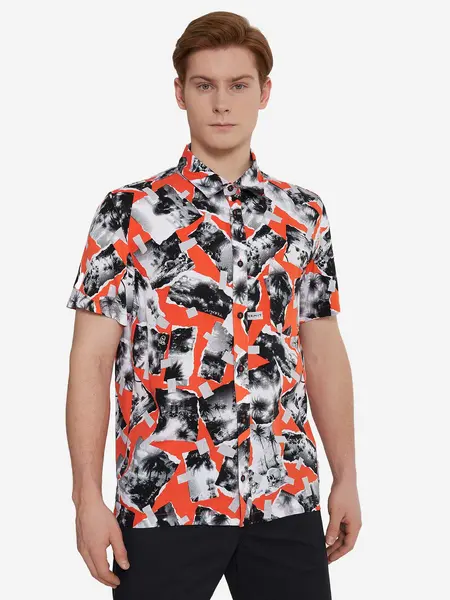 Camasa Viscose Mens Ss