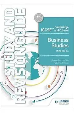 Cambridge IGCSE and O Level Business Studies Study and Revis - Karen Borrington
