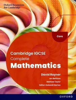 Cambridge IGCSE Complete Mathematics Core: Student Book Sixth Edition. 6, Paperback/Deborah Barton