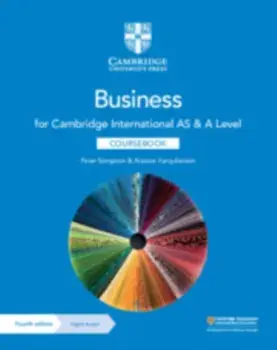 Cambridge International as & a Level Business Coursebook with Digital Access (2 Years) [With eBook], Paperback/Peter Stimpson