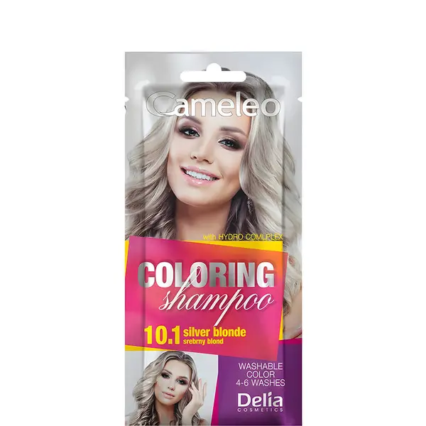 Cameleo Ammonia Free Coloring Shampoo 40ml - 10.1 Silver Blonde