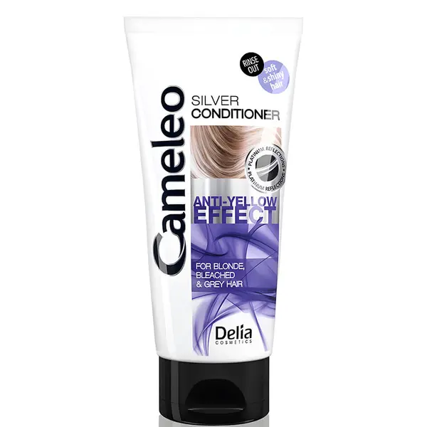 Cameleo Silver Anti-Yellow Effect Conditioner for Blonde, Bleached and Grey Hair 200ml