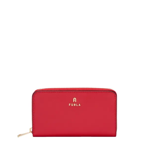 Camelia m zip around wallet ruby + corolla