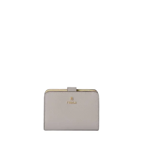 Camelia s compact wallet stone gray + cremino int.