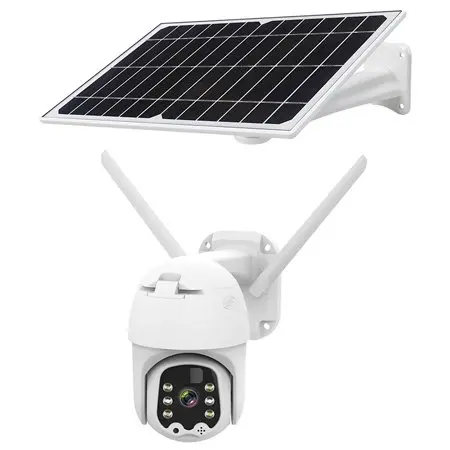 Camera 4G cu panou solar, date mobile slot SIM, 3MP, Connect C100 Tuya KM2214.1, microfon si difuzor