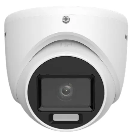 Camera 4in1 Turret Hikvision DS-2CE76U0T-LMF(2.8mm), 8MP (4K), lentila fixa 2.8mm, Smart Hybrid Light 30m IR / 20m lumina alba, IP67