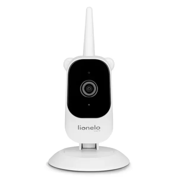Camera aditionala, Lionelo, Babyline 3.2, Full HD, Zoom digital 3x, Cu mod de noapte, Stocare micro SD de pana la 128 GB, Cablu de 2,6 m, Alb