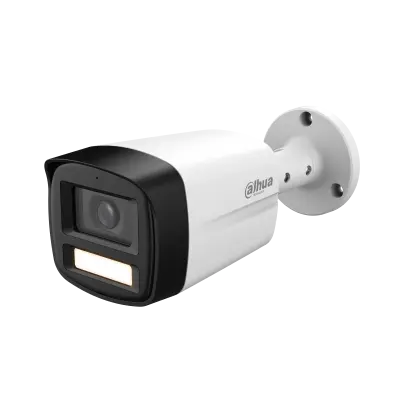 Camera analog Dahua, 2MP, Full-color, IR 40m, microfon, lentila 3.6mm, IP67 - HAC-HFW1239TLM-A-LED-0360B-S3