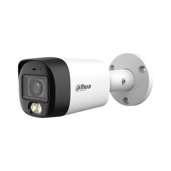 Camera analog Dahua, 5MP, IR 30 m, microfon, Smart Dual Light, HDCVI, lentila fixa, 2.8mm, 1/2.7 CMOS - HAC-HFW1500RM-IL-A-0280B-S3-DIP