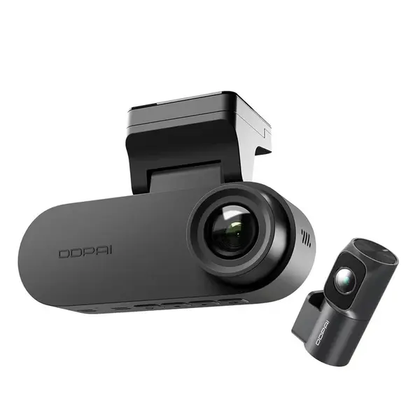 Camera auto DDPAI-N2 Dual, 2K + 1080P, Night Vision 2.0, Wi-Fi 2.4GHz, Bluetooth 5.0, slot MicroSD pana la 256GB, Asistenta la condus