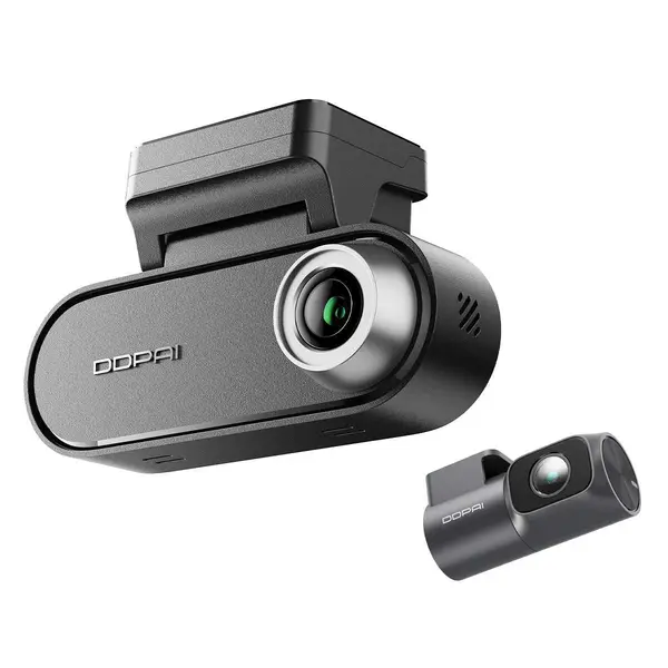 Camera auto duala DDPAI-N5 Dual 2026, 4K + fullHD, memorie interna 32GB, slot microSD, mod parcare, AI, Wi-Fi 6, Bluetooth, GPS