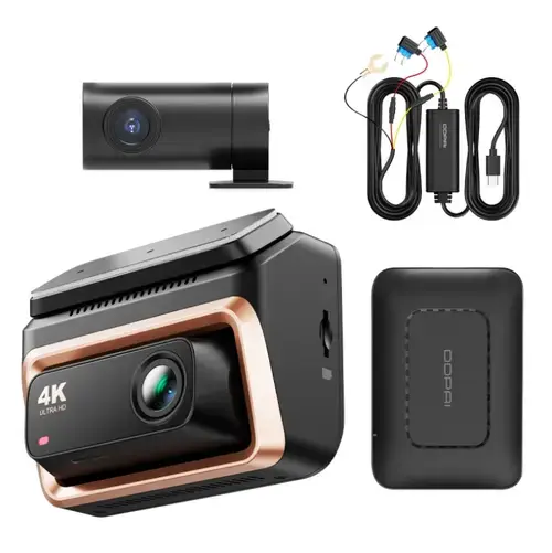 Camera Auto Fata Spate DDPAI Z60 Pro 4G, 4K, Wi-Fi, GPS, Afisaj 3inch, F1.75, FOV 138 grade (Negru/Auriu)