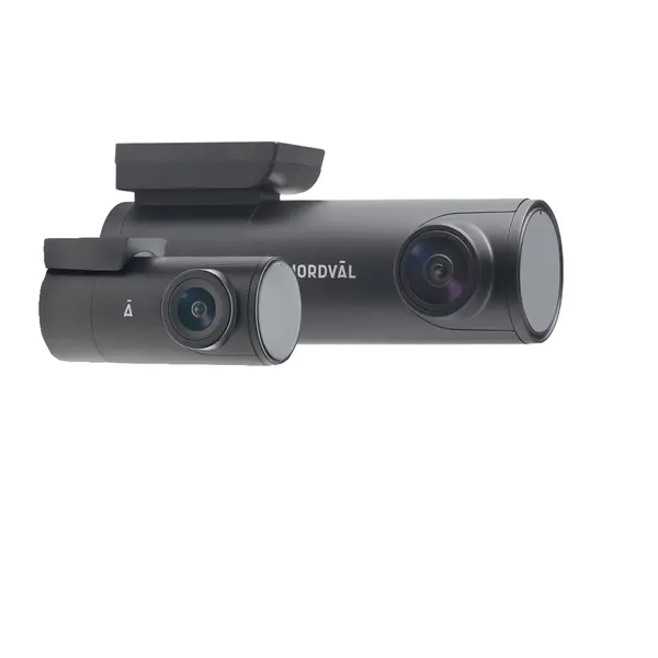 Camera auto fata/spate Nordval DC102 2CH cu WiFi, Ultra-HD 4K, GPS Logger, G-senzor, mod parcare, slot card + card 32 GB