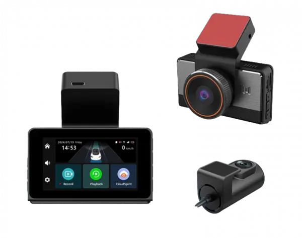 Camera Auto iSEN P83, 2K 25fps, 4G LTE, GPS Beidou, Ecran 3 IPS, WiFi Hotspot, Monitorizare la Distanta, camera frontala 140, camera spate 130