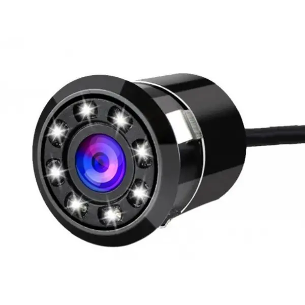 Camera Auto Marsarier cu Vedere Retrovizoare Techstar® IR, 8 LED-uri, Vizionare Nocturna, Unghi 170°, Waterproof