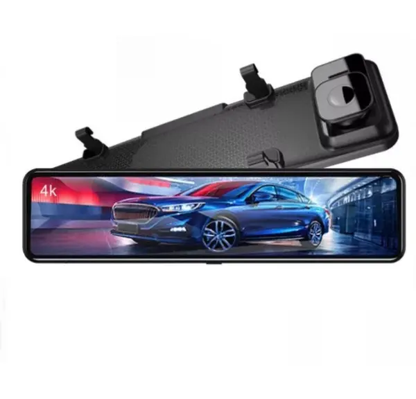 Camera auto oglinda retrovizoare, 12 inch IPS Full Touch Screen, WDR, 4K 3840 x 2160P Ultra HD Sony IMX415 camera fata, 1920 x 1048P camera fata, inregistrare dubla fata unghi 170 ° / spate unghi 150 °, 30fps