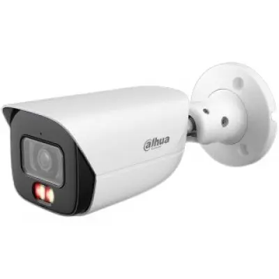 Camera bullet IP Dahua IPC-HFW3449E-AS-IL-0360B, 4 MP, lentila 3.6 mm, Smart Dual Light (IR/WL 50m), AI WizSense, microfon, slot card, IP67, PoE