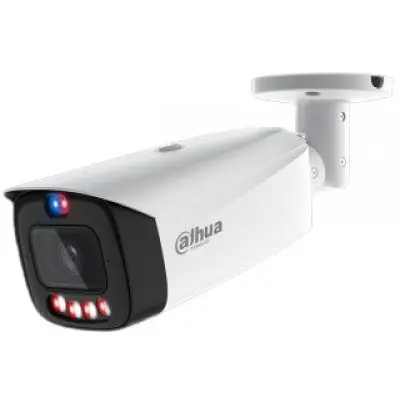 Camera bullet IP Dahua IPC-HFW3449T1-AS-PV-0280B-PRO, 4 MP, 2.8 mm, Smart Dual Light (IR/WL 50m), TiOC PRO Active Deterrence, AI, slot card, PoE, IP67