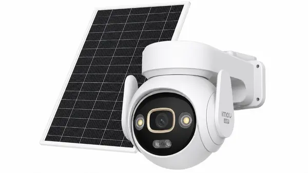 Camera cu SIM 4G si Wi-Fi, Imou AOV PT 4K, panou solar 8W, 8MP, Wi-Fi 6, Pan-Tilt, detectie om si vehicul, IR, audio bidirectional, IPC-SA7E-T-8M0T3/FSP008