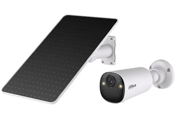 Camera Dahua, panou solar si baterie Apollo Bullet C1 4G, 4MP, Alarma, Audio, slot microSD, IP66, KIT/BF4CP-4G-0210B-XL/M0508