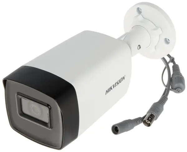 Camera de exterior, 5MP, lentila 3.6 mm, IR 80m, Hikvision, DS-2CE17H0T-IT5F(C)