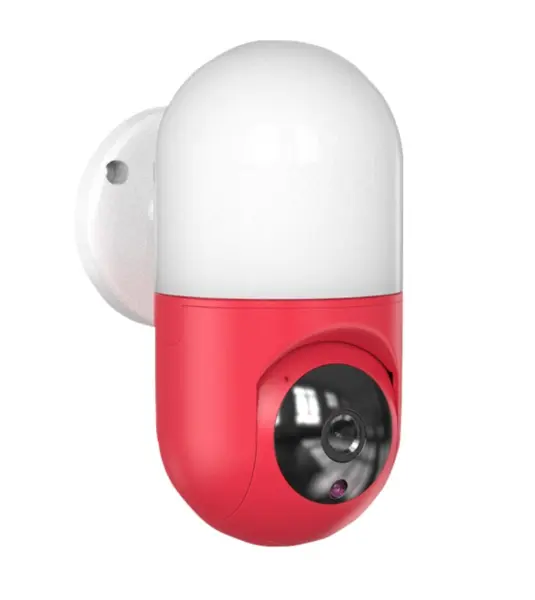 Camera de supraveghere 1080P tip 2 in 1 cu detectie de miscare iluminat LED unghi panoramic 355 interfon