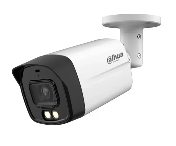 Camera de supraveghere 2MP Full HD, Smart Dual Illuminators, LED si IR 40m, 3.6mm, Microfon, Dahua HAC-HFW1200TLMP-IL-A-0360B-S6