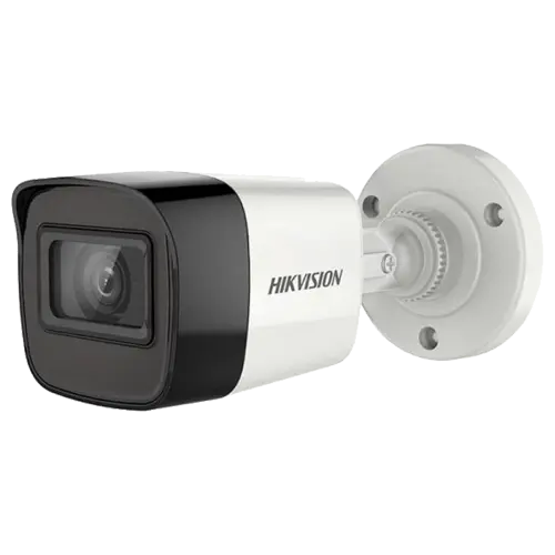 Camera de supraveghere, 5 MP, lentila 2.8mm, IR 30m, Microfon - HIKVISION DS-2CE16H0T-ITFS-2.8mm