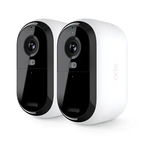 Camera de supraveghere Arlo VMC2250-111EUS Essential (Gen.2) 2 pack, 2MP, Full HD, Color Night Vision, wireless, baterie reincarcabila, microfon si difuzor, reflector integrat, IP65 (Alb)